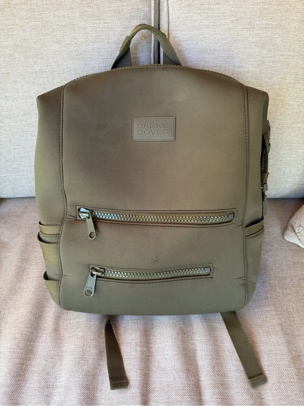 Dagne Dover Olive Green Compact Diaper Bag / Backpack